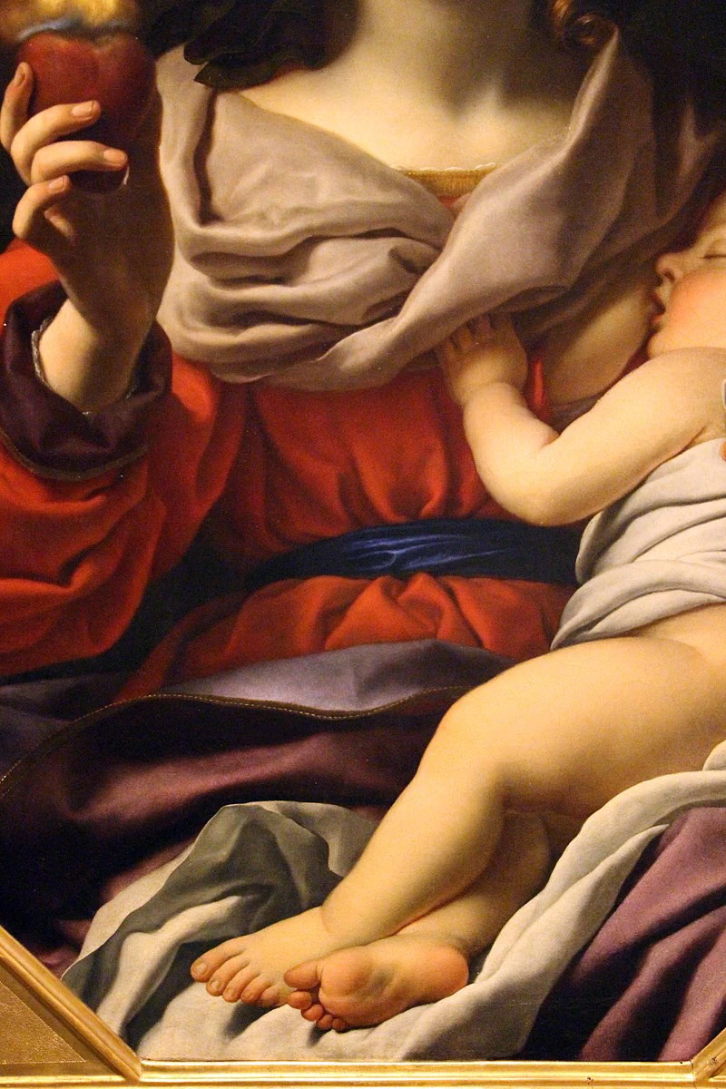Allegoria della carità Prato - dettaglio